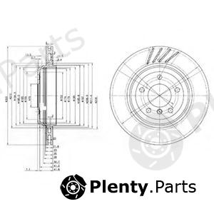  DELPHI part BG3831 Brake Disc