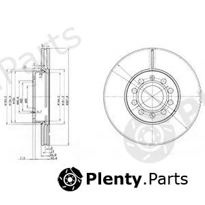  DELPHI part BG3833 Brake Disc