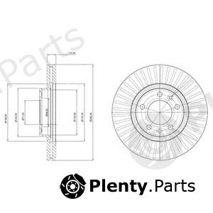  DELPHI part BG3835 Brake Disc
