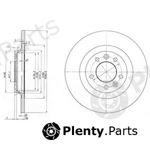  DELPHI part BG3836 Brake Disc