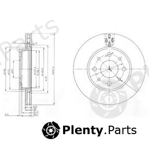  DELPHI part BG3839 Brake Disc