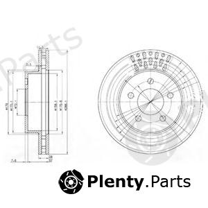  DELPHI part BG3846 Brake Disc