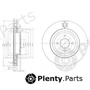  DELPHI part BG3852 Brake Disc