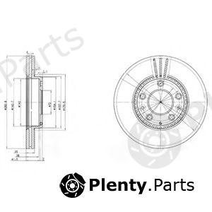  DELPHI part BG3874 Brake Disc