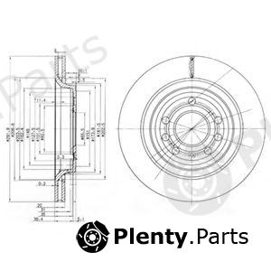  DELPHI part BG3886 Brake Disc