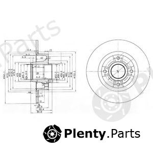  DELPHI part BG3888 Brake Disc