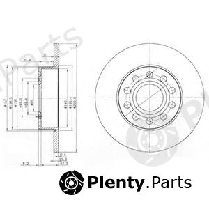  DELPHI part BG3890 Brake Disc