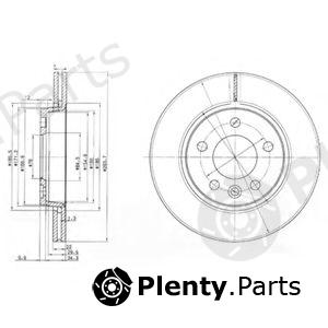  DELPHI part BG3893 Brake Disc