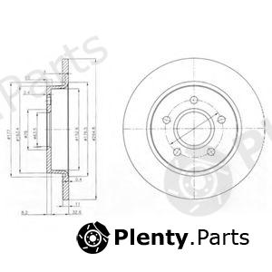  DELPHI part BG3896 Brake Disc