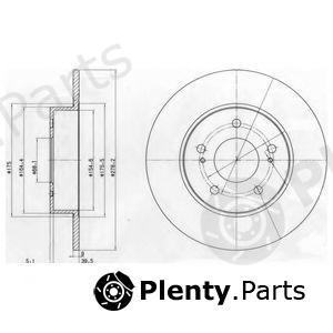  DELPHI part BG3904 Brake Disc