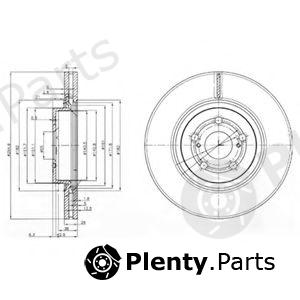  DELPHI part BG3914 Brake Disc
