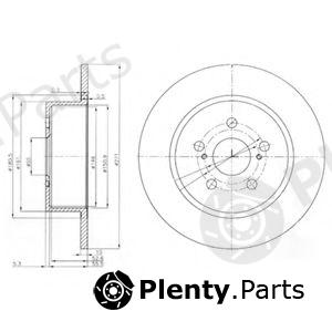  DELPHI part BG3922 Brake Disc