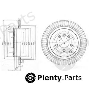  DELPHI part BG3925 Brake Disc