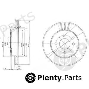  DELPHI part BG3932 Brake Disc
