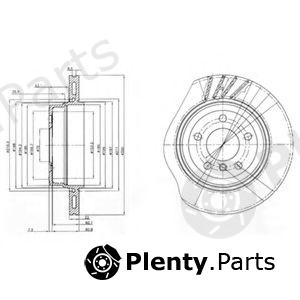  DELPHI part BG3943 Brake Disc