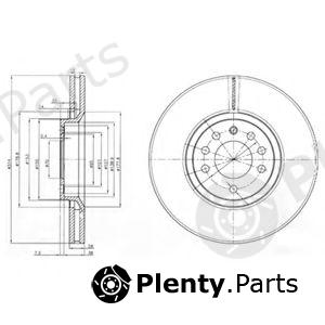  DELPHI part BG3973 Brake Disc