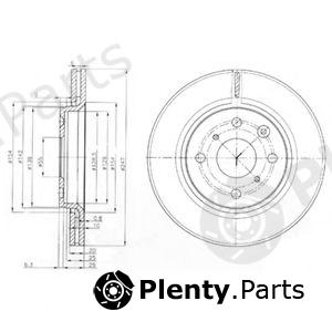  DELPHI part BG3976 Brake Disc