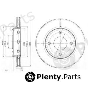  DELPHI part BG3987 Brake Disc