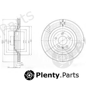  DELPHI part BG3991 Brake Disc