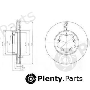  DELPHI part BG4007 Brake Disc