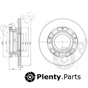  DELPHI part BG4008 Brake Disc