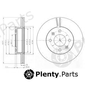  DELPHI part BG4009 Brake Disc
