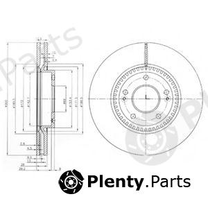  DELPHI part BG4011 Brake Disc