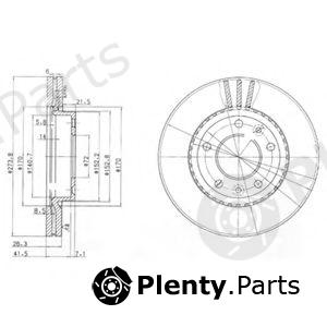  DELPHI part BG4015 Brake Disc