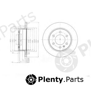  DELPHI part BG4033 Brake Disc