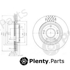  DELPHI part BG4034 Brake Disc