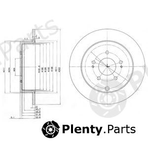  DELPHI part BG4035 Brake Disc