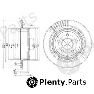  DELPHI part BG4041 Brake Disc