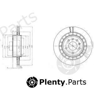  DELPHI part BG4046 Brake Disc