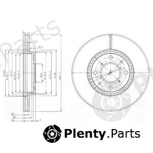  DELPHI part BG4049 Brake Disc