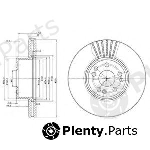  DELPHI part BG739 Brake Disc