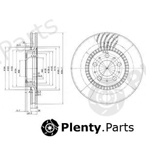  DELPHI part BG9514 Brake Disc