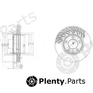  DELPHI part BG9773 Brake Disc