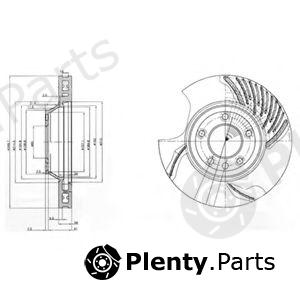  DELPHI part BG9774 Brake Disc