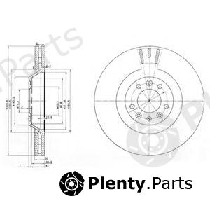  DELPHI part BG9844 Brake Disc