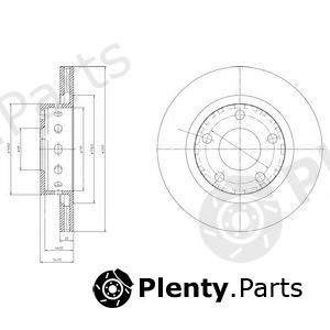  DELPHI part BG4057 Brake Disc