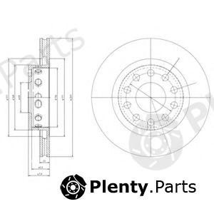  DELPHI part BG4058 Brake Disc