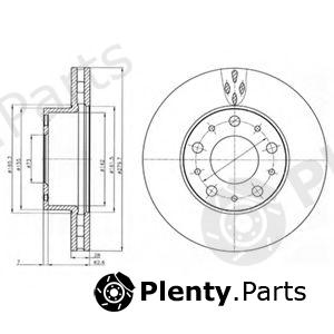  DELPHI part BG4059 Brake Disc