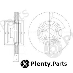  DELPHI part BG4065 Brake Disc