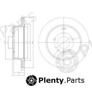 DELPHI part BG4069 Brake Disc