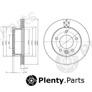  DELPHI part BG4067 Brake Disc