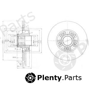  DELPHI part BG9031RS Brake Disc