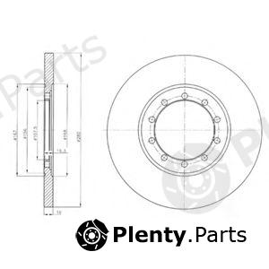  DELPHI part BG4075 Brake Disc