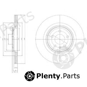  DELPHI part BG4078 Brake Disc