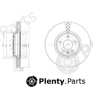  DELPHI part BG4080 Brake Disc