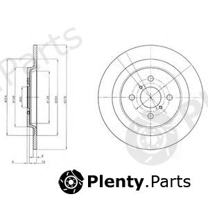  DELPHI part BG4076 Brake Disc